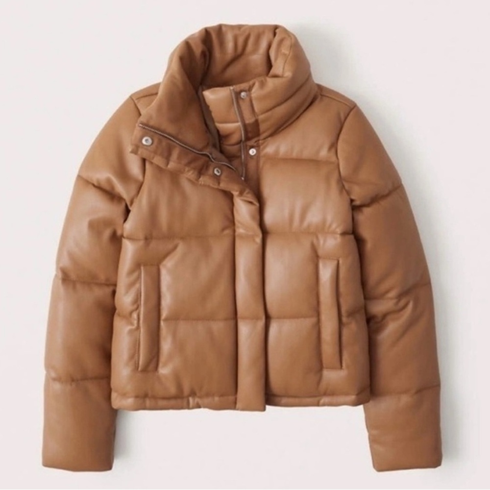 Abercrombie & Fitch Mini Puffer Vegan Leather